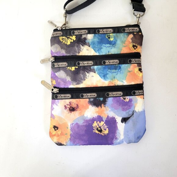 LeSportSac Floral Cross Body Bag - Picture 2 of 5